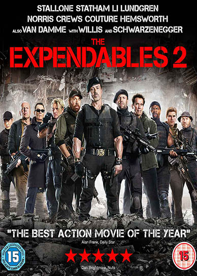 The Expendables 2 cover