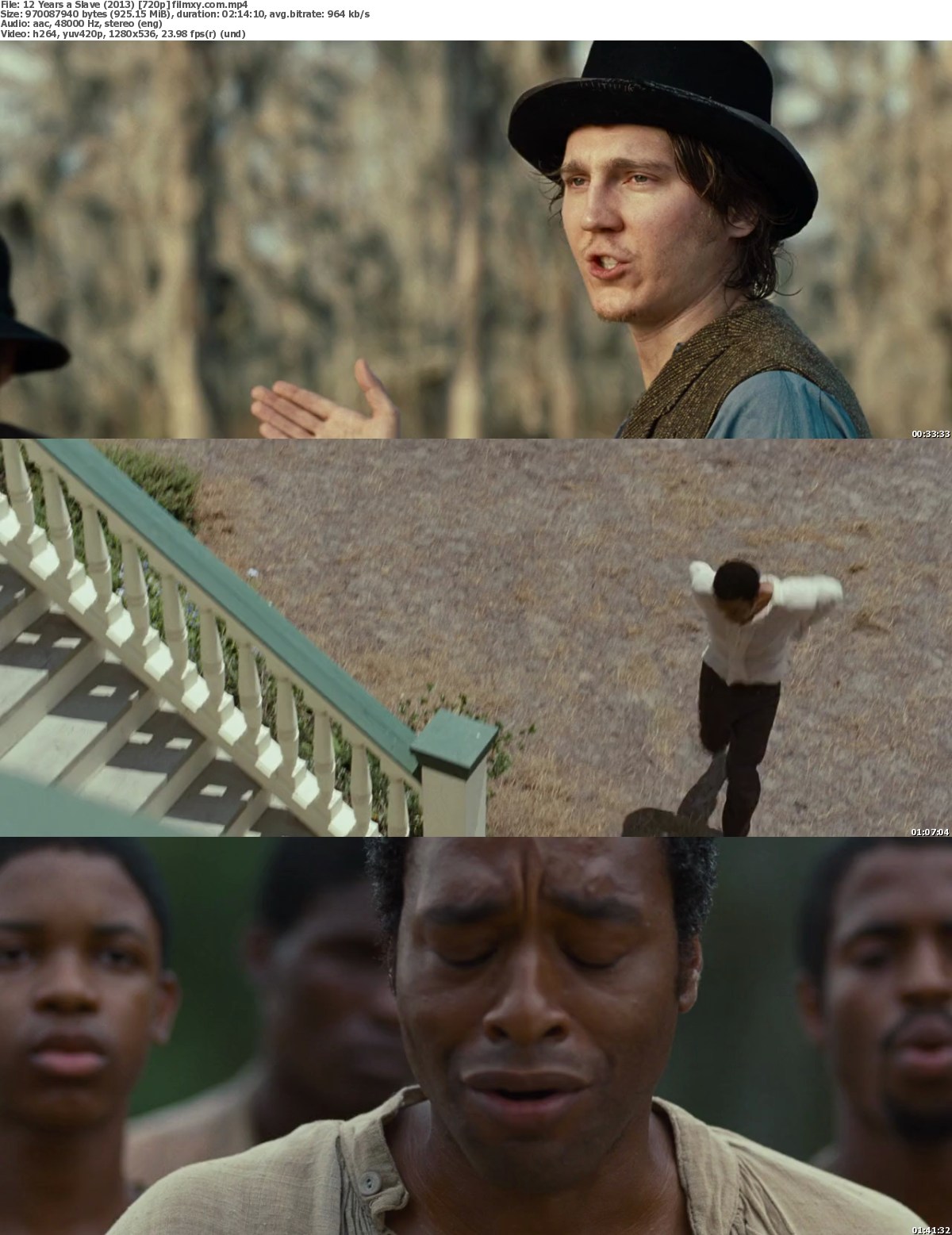 12 Years a Slave (2013) 720p & 1080p Bluray Free Download – Filmxy