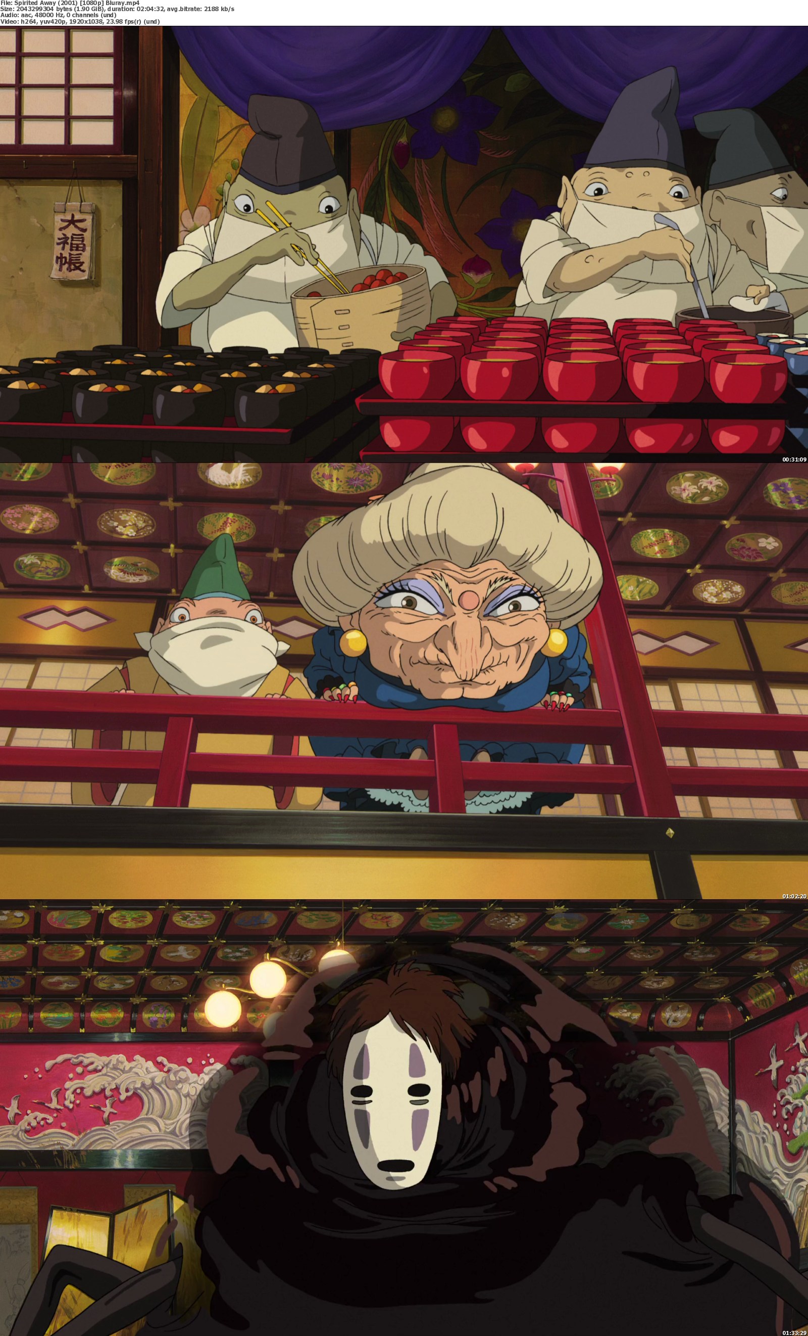 Spirited Away (2001) 720p & 1080p Blruay Free Download ...