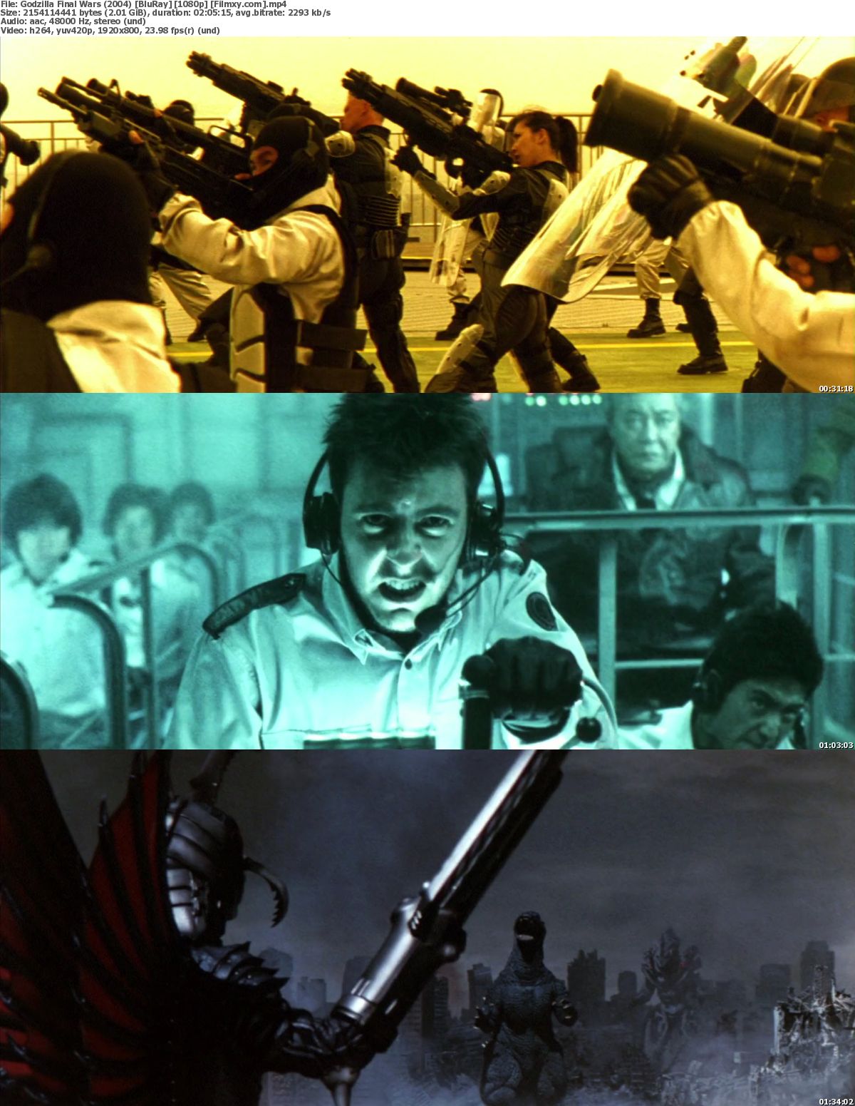 Godzilla: Final Wars (2004) 720p & 1080p Bluray Free ...