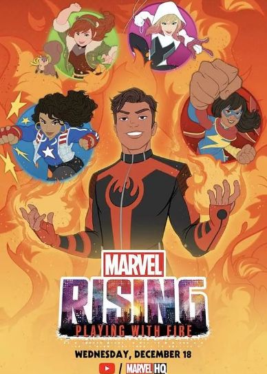 Marvel Rising: Playing with Fire Cover