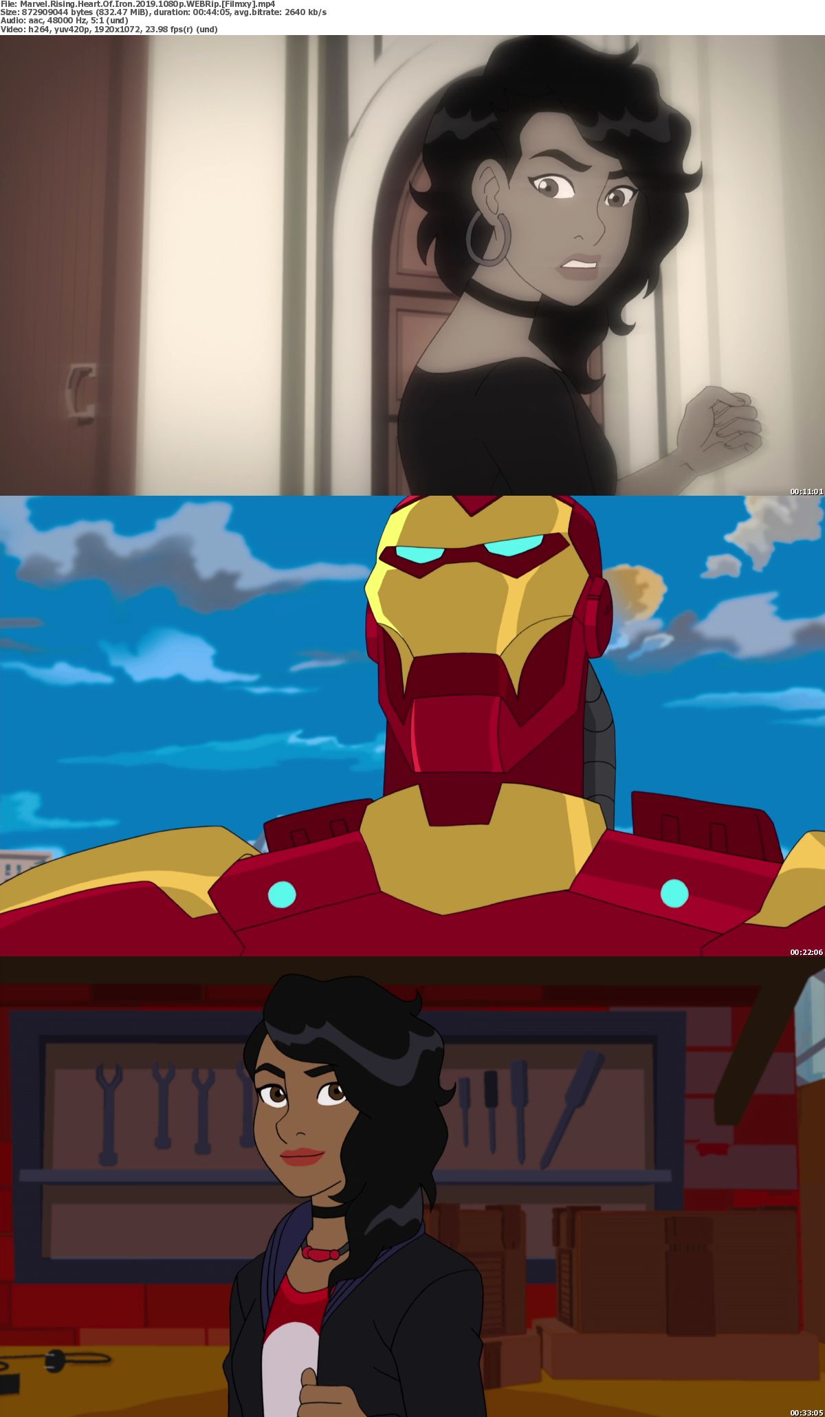 Watch Marvel Rising Heart of Iron (2019) Full Movie on Filmxy