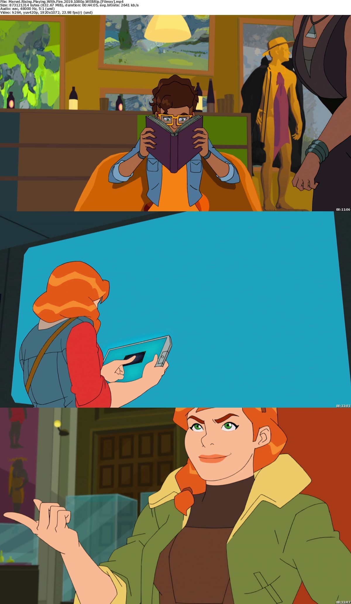 Watch Marvel Rising: Playing with Fire (2019) Full Movie ...