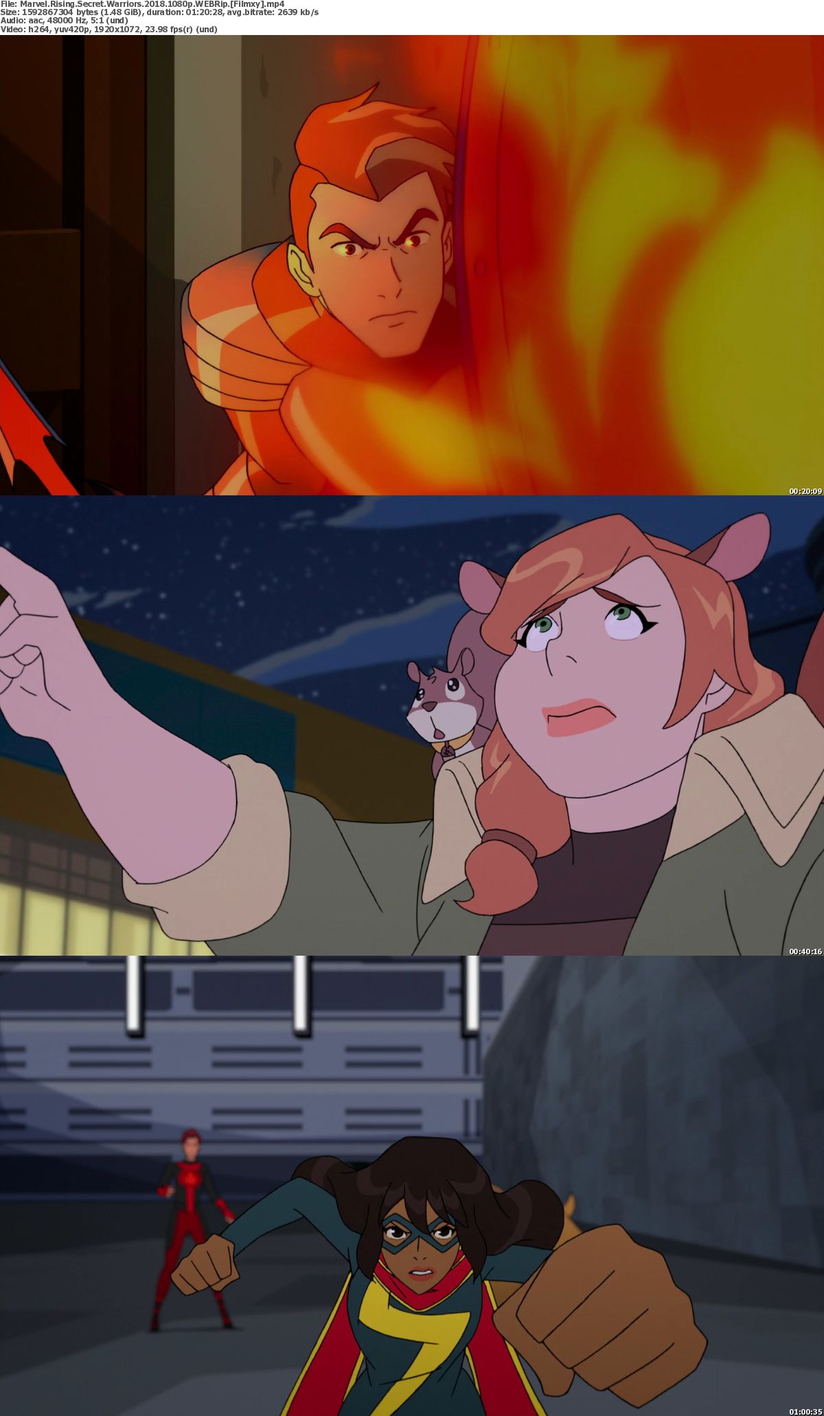 Watch Marvel Rising: Secret Warriors (2018) Full Movie on Filmxy