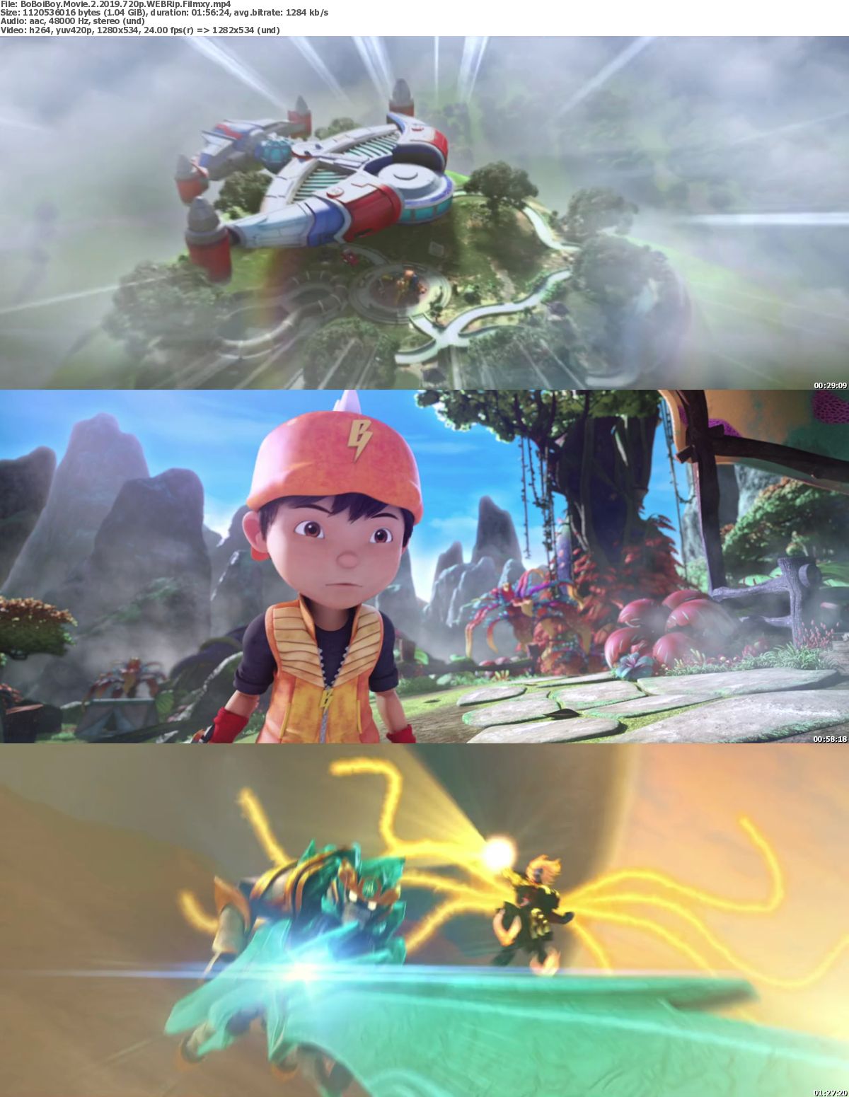 Watch BoBoiBoy Movie 2 (2019) Full Movie on Filmxy