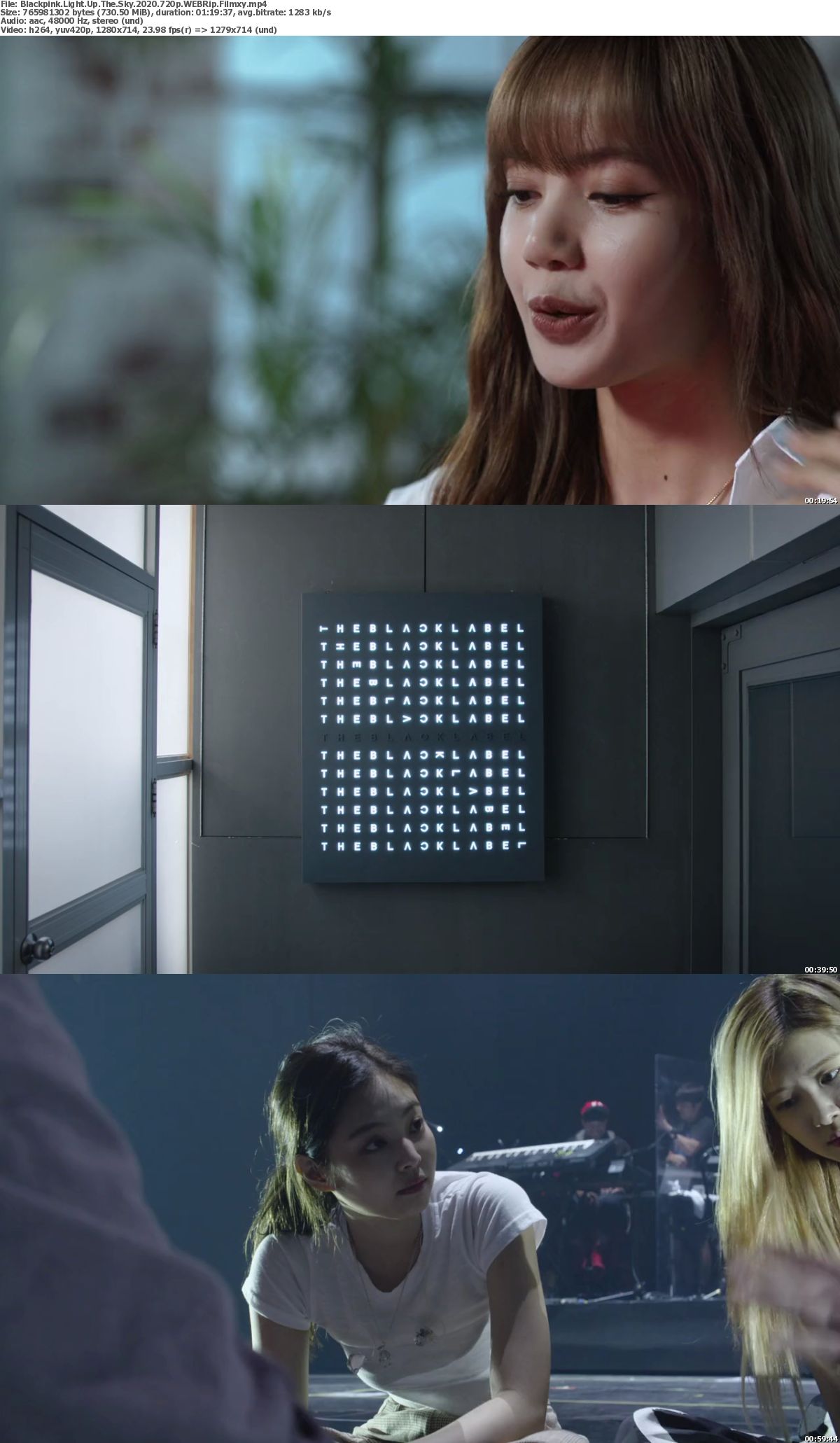 Blackpink Light Up the Sky (2020) Filmxy