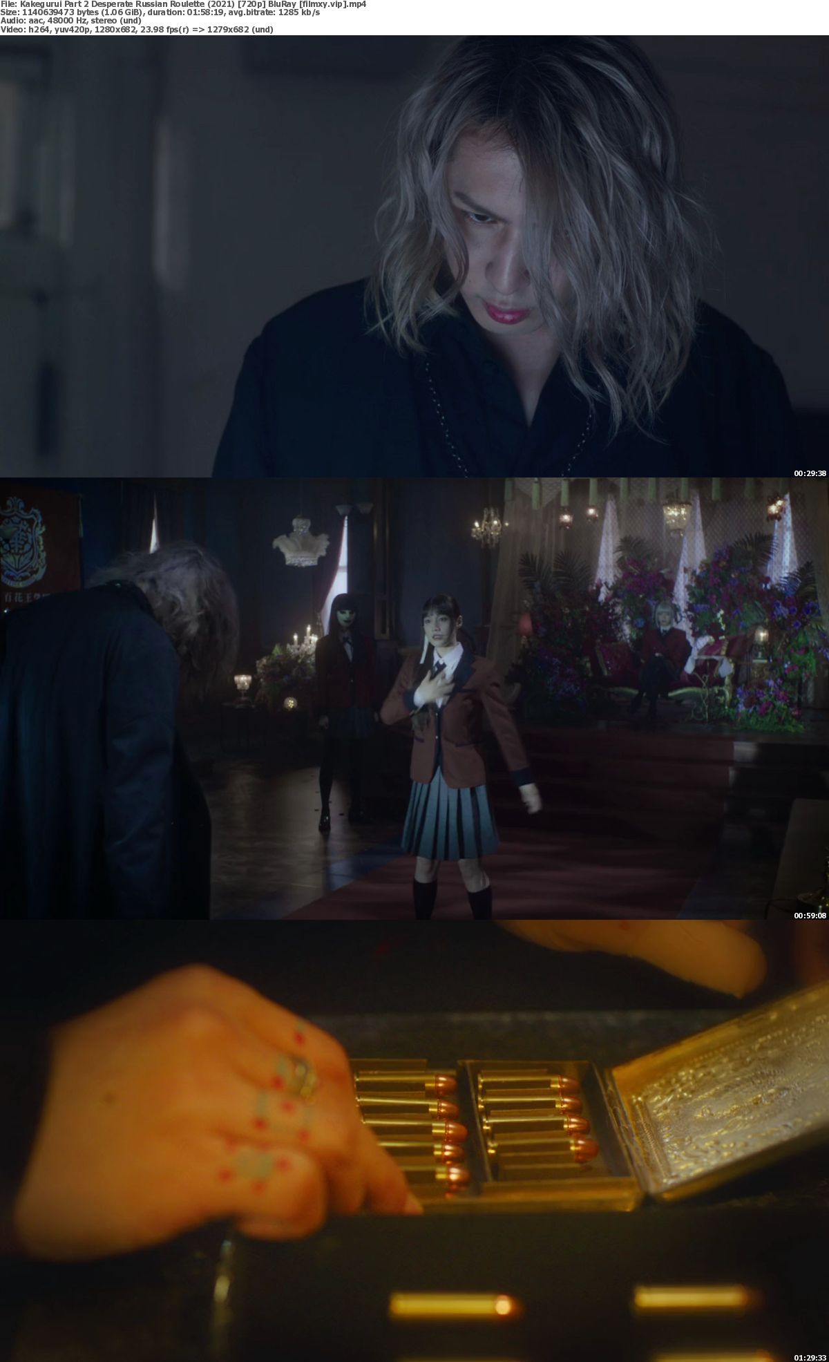 Watch Kakegurui Part 2 Desperate Russian Roulette (2021) Full Movie on