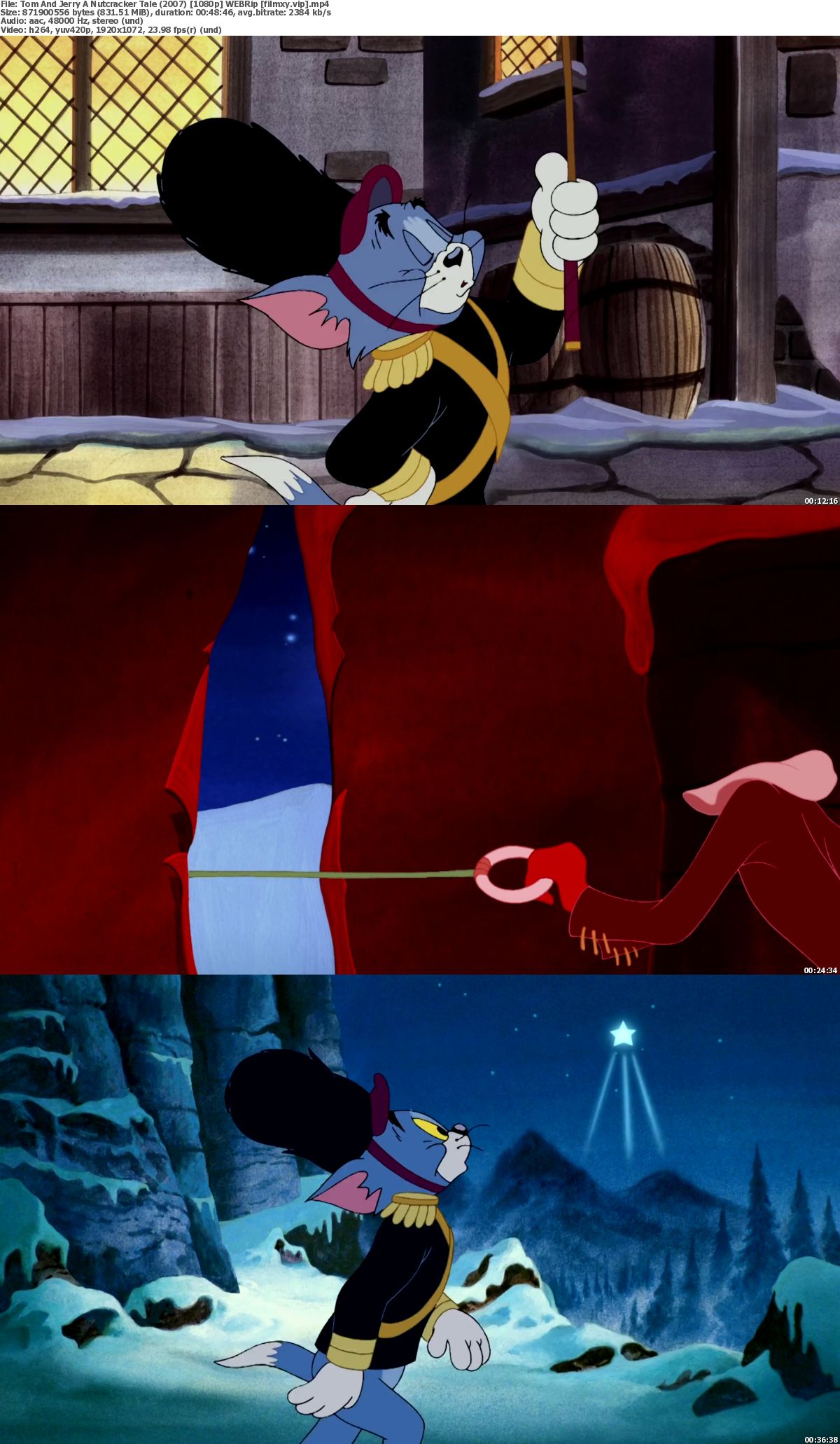 Watch Tom and Jerry A Nutcracker Tale (2007) Full Movie on Filmxy