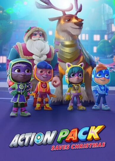 The Action Pack Saves Christmas Cover